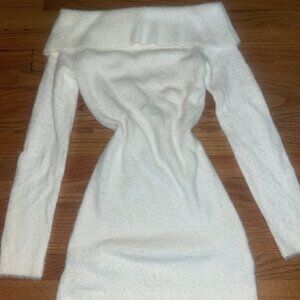 White off the shoulder dress